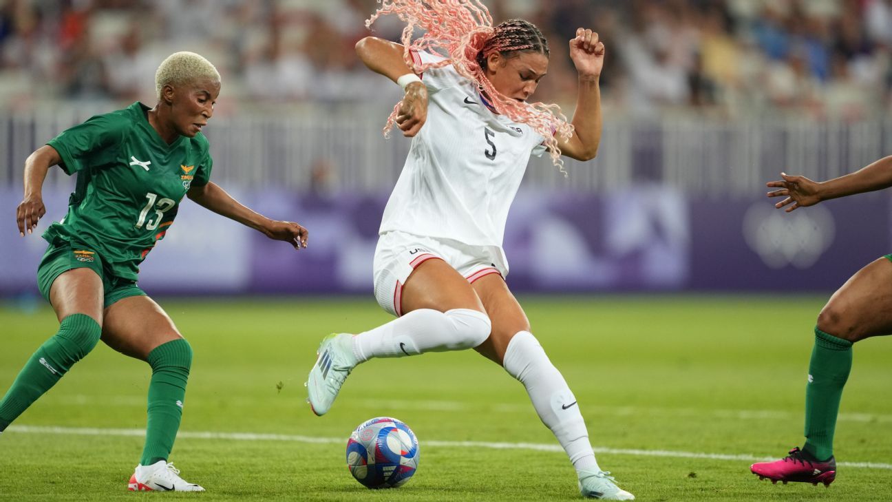 Trinity Rodman flashes new USWNT style in Olympic-opening win