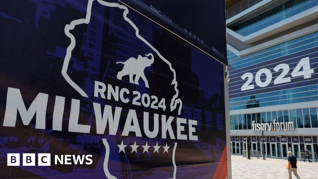 Trump arrives in Milwaukee for Republican National Convention