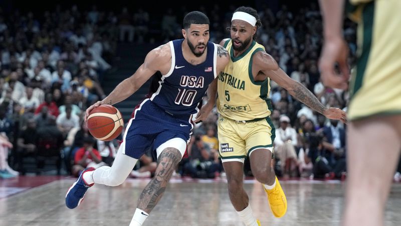 USA Basketball Men’s National Team survives Australia fightback in Olympic warmup contest