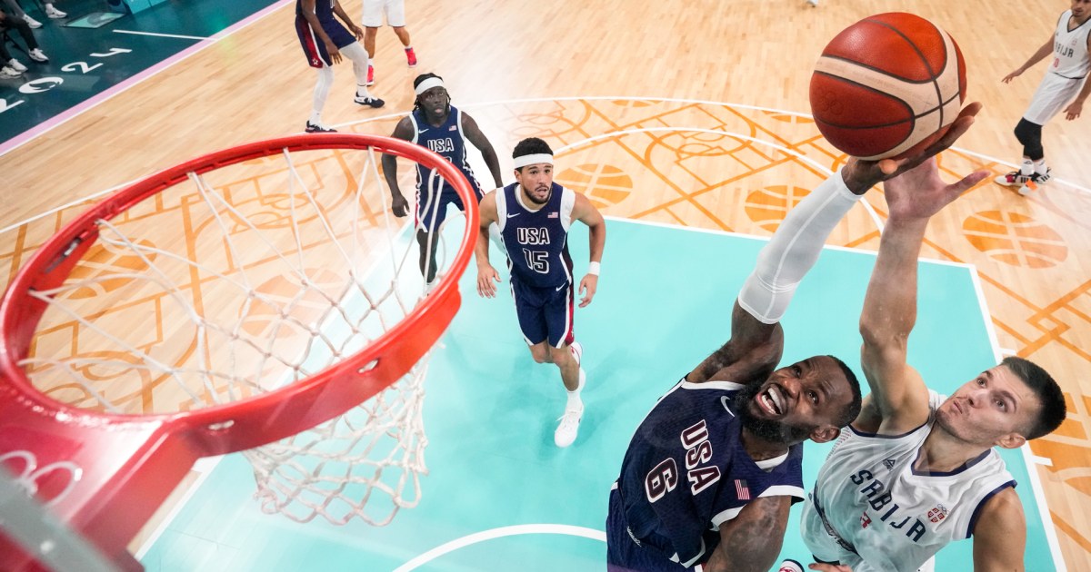 USA men's basketball begins gold medal defense with dominant win over Serbia