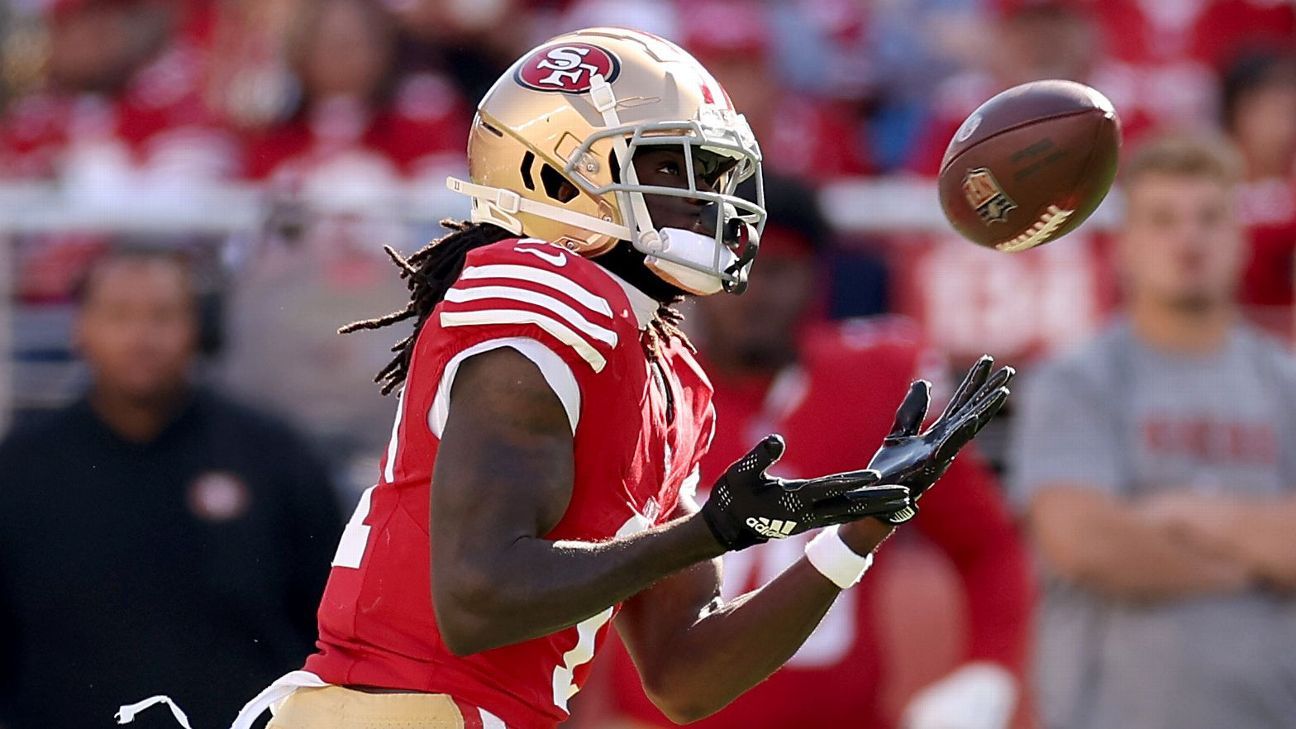 WR Brandon Aiyuk requests trade: What are the 49ers' options?