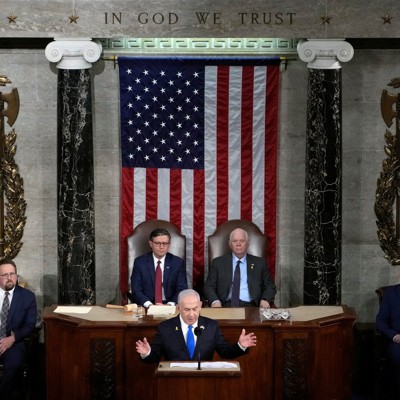 Which NY congressional reps boycotted Netanyahu’s speech?