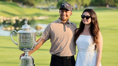 Xander Schauffele and Maya