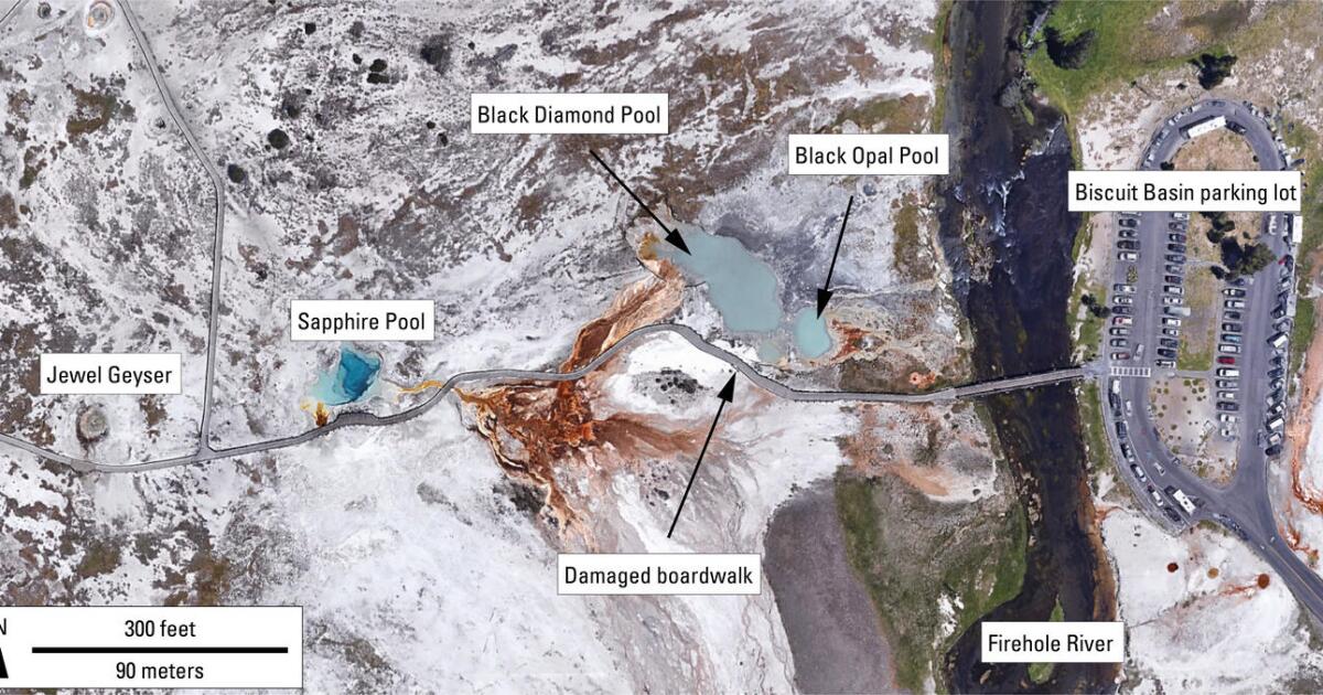 Yellowstone, USGS release more details about Biscuit Basin explosion