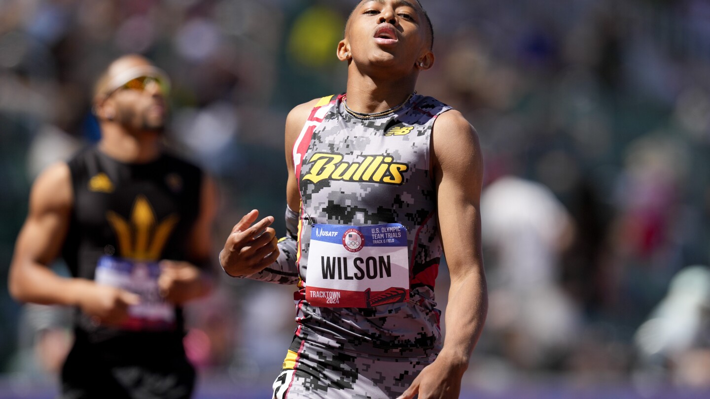 16-year-old US sprinter Quincy Wilson is in line to run in Olympic 4x400 relay