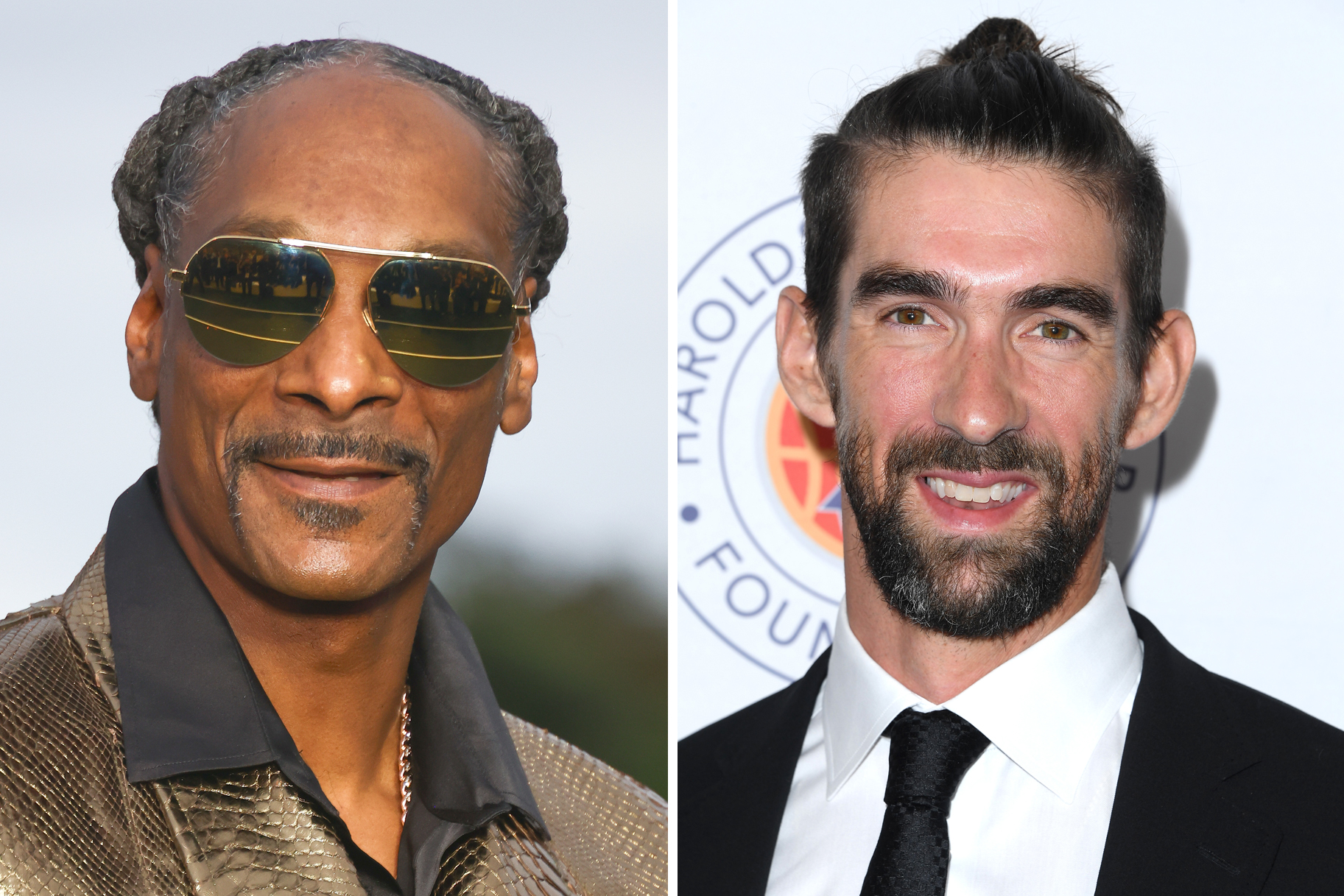 Snoop Dogg Gets Swimming Lesson from Michael Phelps