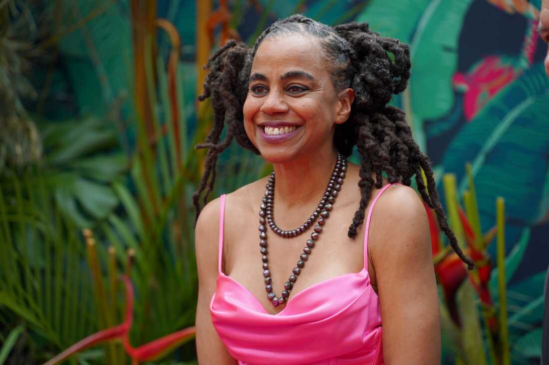 Suzan-Lori Parks attends 76th Annual Tony Awards - Arrivals on June 11, 2023 at United Palace Theater in New York City.