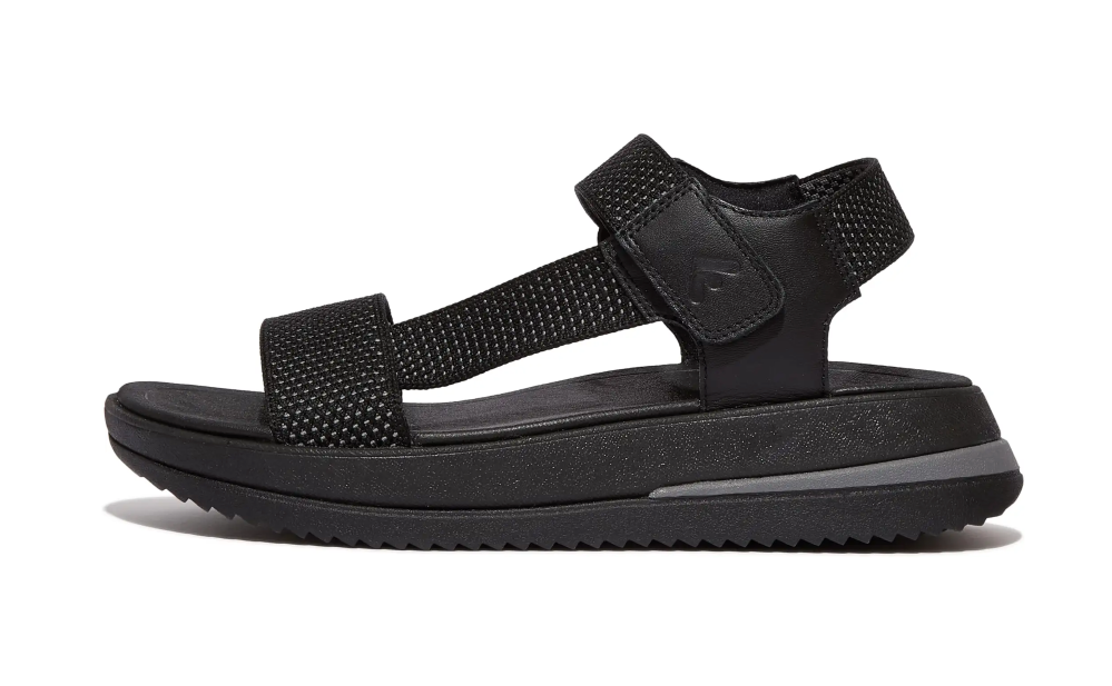 FitFlop Surff Two-Tone Webbing Leather Back-Strap Sandal