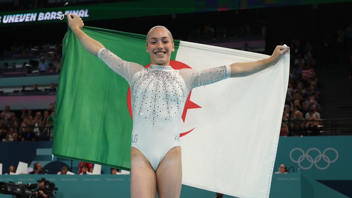 Who is Kaylia Nemour, Algeria’s gold-medal winning gymnast – NBC New York