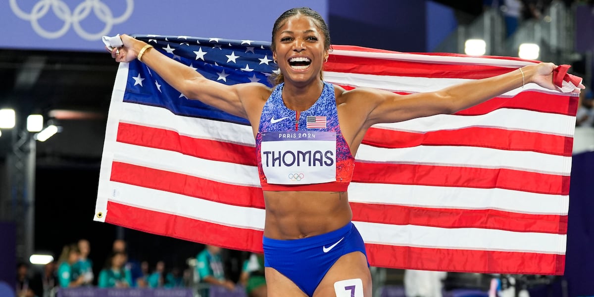 USA’s Gabby Thomas, a Harvard grad, wins gold medal in women’s 200m final