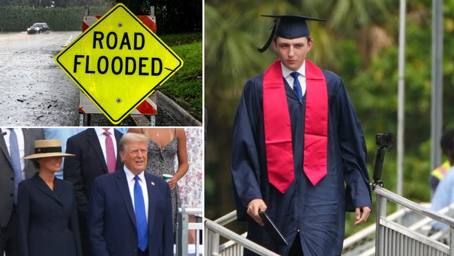 In the June 18 episode of Palm Beach County News in 90, we featured top stories on Barron Trump's college plans and the major flooding in South Florida.