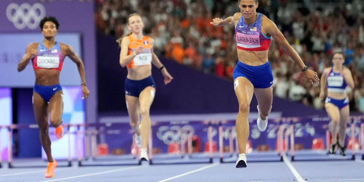 USA’s Sydney McLaughlin-Levrone wins gold in women’s 400m hurdles, sets world record