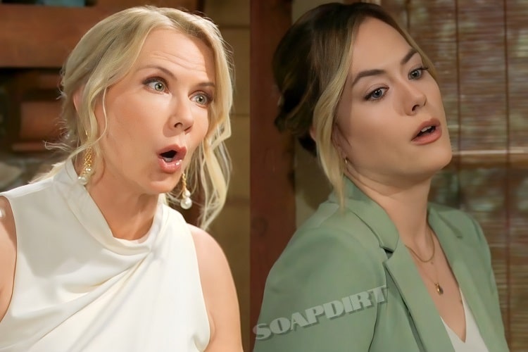 Bold and the Beautiful Spoilers: Hope Logan (Annika Noelle) - Brooke Logan (Katherine Kelly Lang)