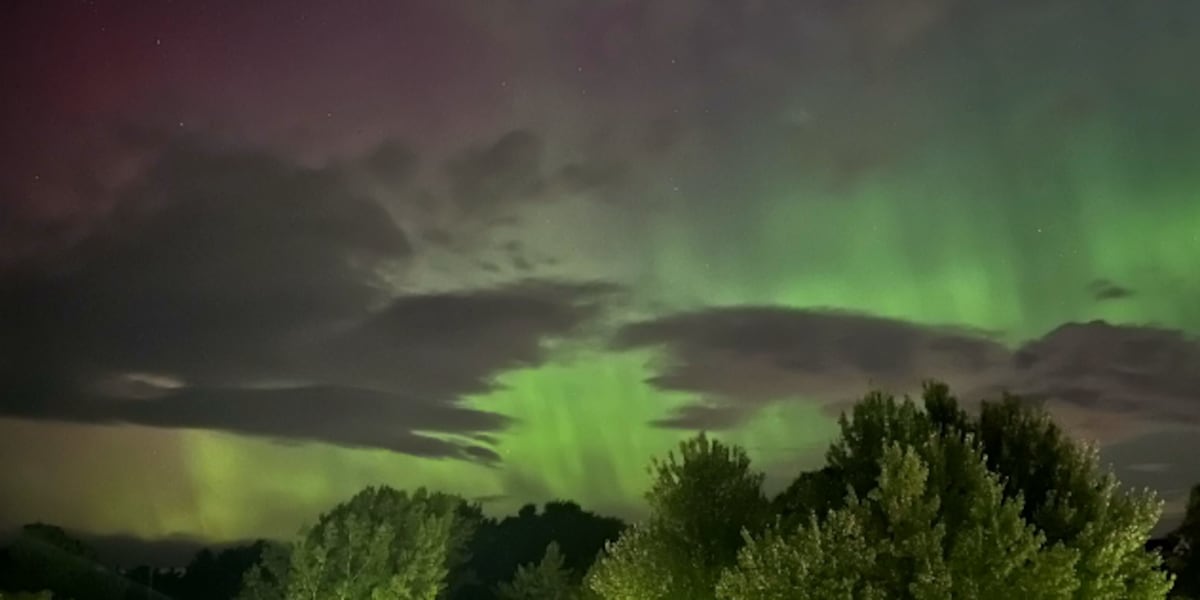 Northern lights brighten skies over our region