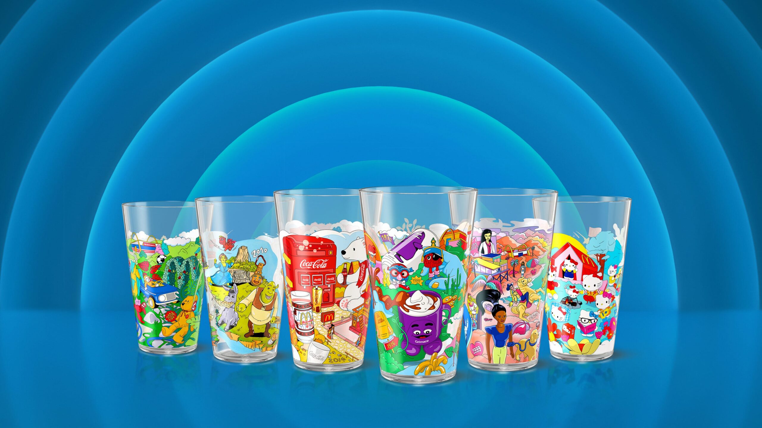 McDonald's Adult Happy Meals, cups are here