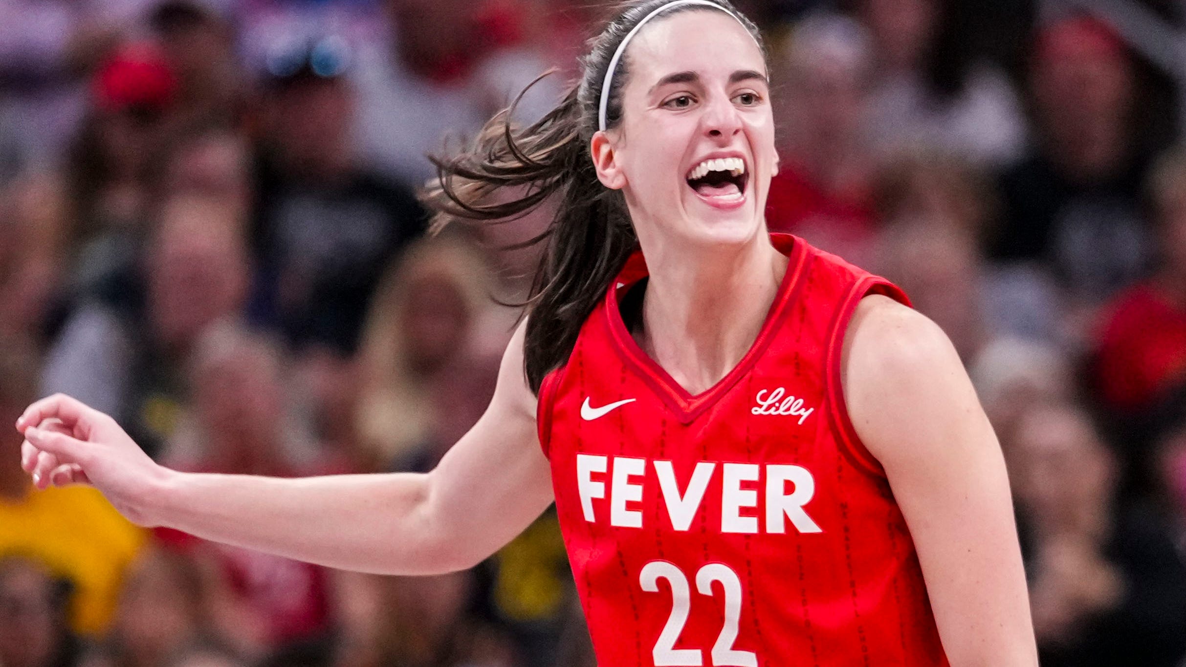 Caitlin Clark gets double-double, tensions rise as Fever beat Mercury