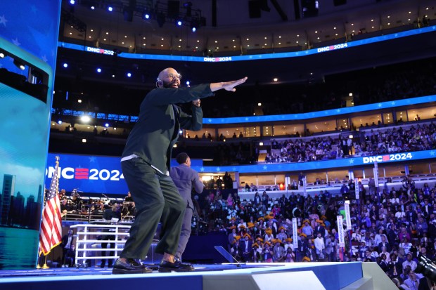 Common performs Aug. 20, 2024, during the Democratic National Convention...