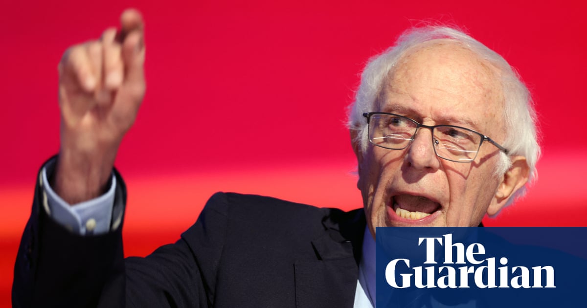 Bernie Sanders stresses healthcare and ending ‘horrific’ Gaza war in speech | Bernie Sanders