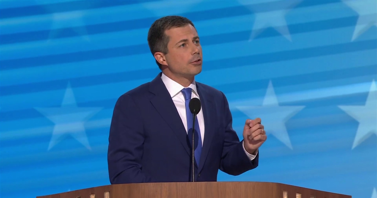 Secretary Pete Buttigieg speaks in personal capacity at DNC