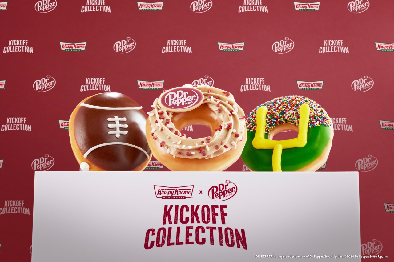 Krispy Kreme teams up with Dr Pepper to launch new football-themed doughnuts