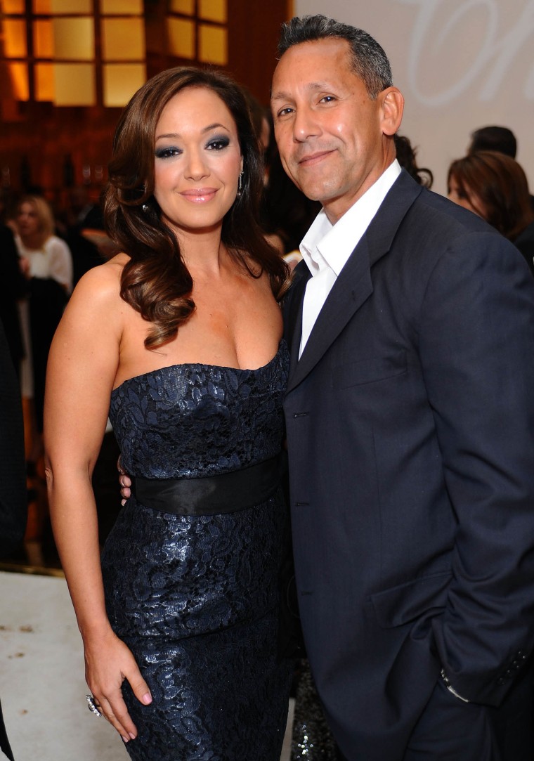 Leah Remini and Angelo Pagan