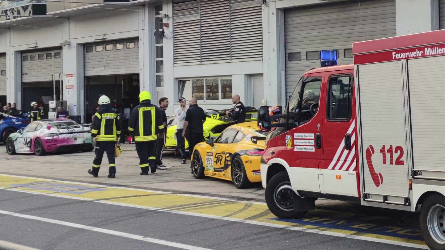 22 injured during explosion in paddock area at Germany's Nuerburgring auto racing track