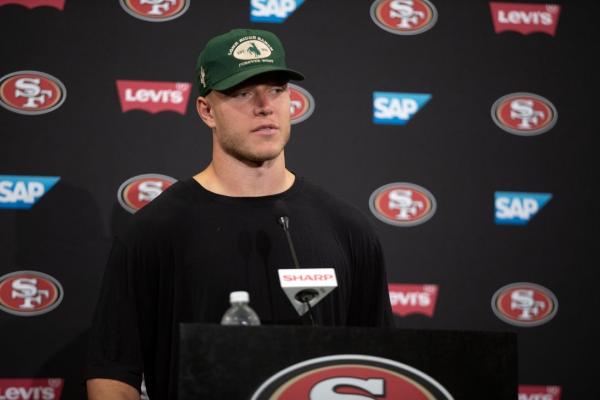 49ers star RB Christian McCaffrey (calf) won't play in preseason thumbnail