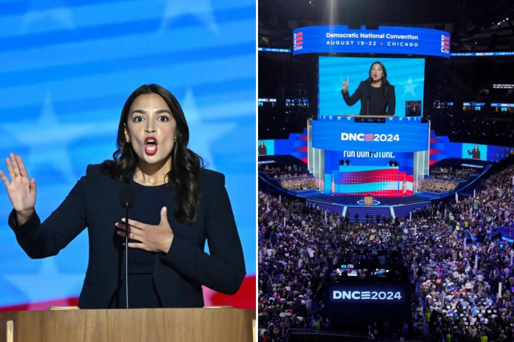 AOC thanks Harris, Walz and Biden in DNC speech: 'Kamala is for you'