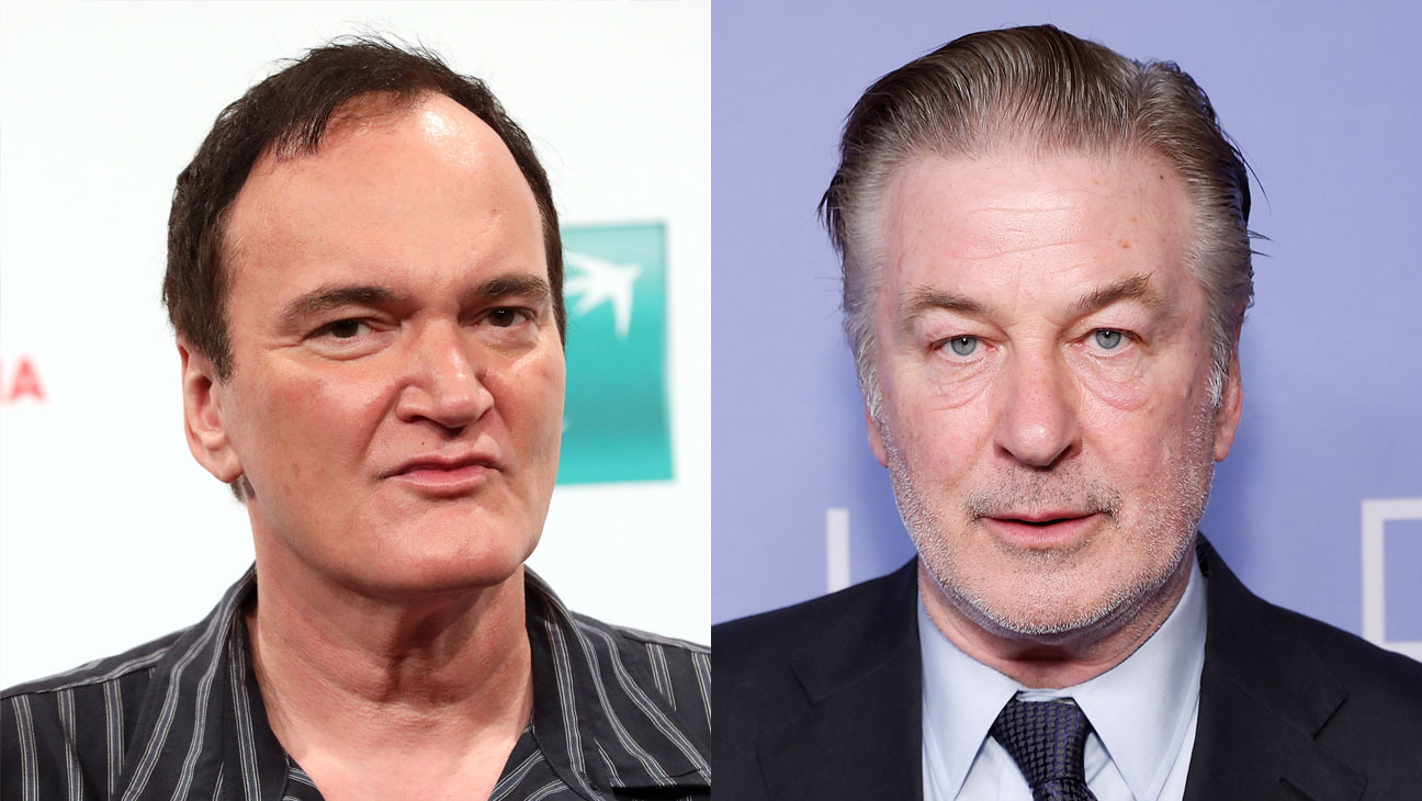 Quentin Tarantino and Alec Baldwin