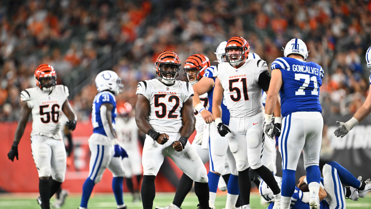 Bengals Defensive Backups Stymie Colts' Starters Before Taking Loss In Preseason Finale