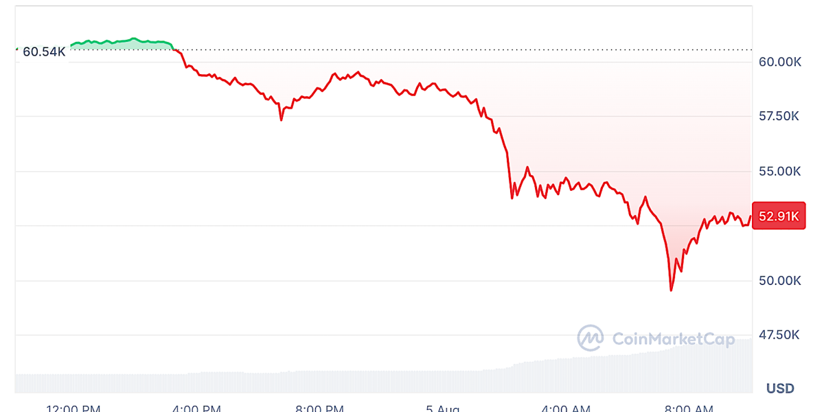 Bitcoin price declines | Fortune