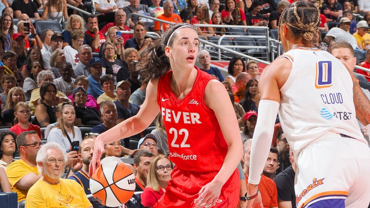 Caitlin Clark scores 29 as Fever fend off Mercury