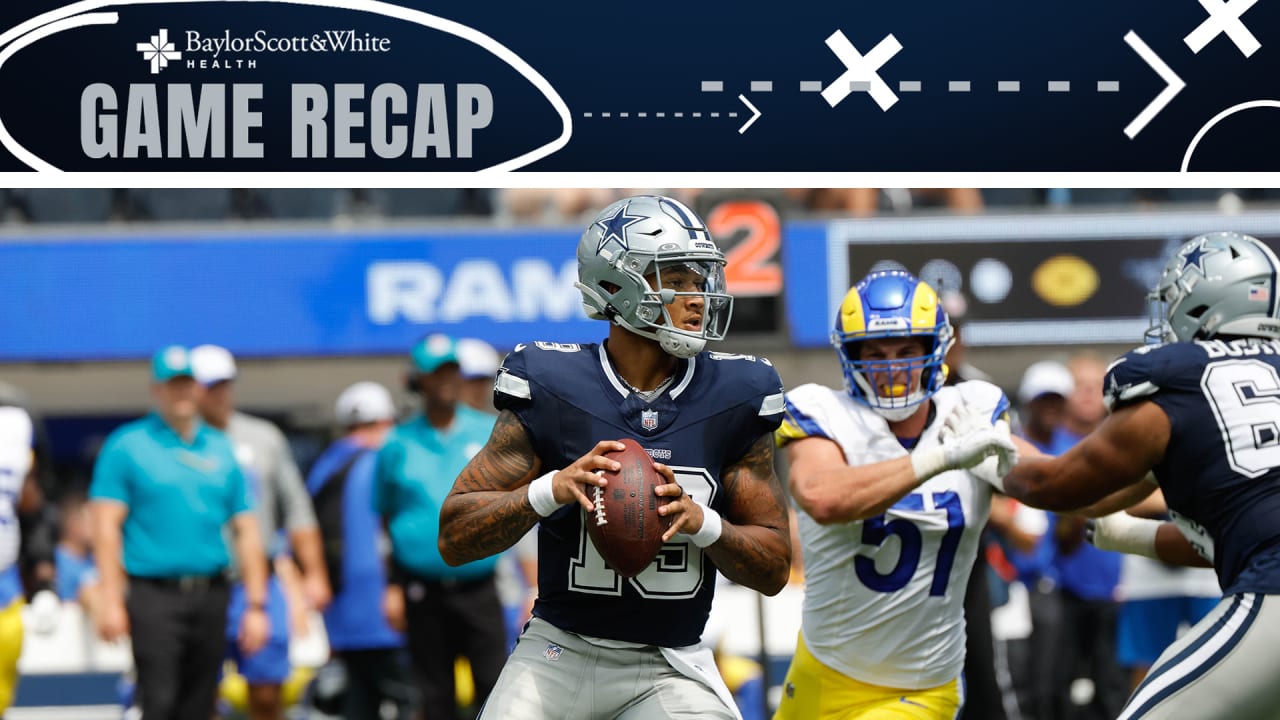 Cowboys fall late to Rams, 13-12