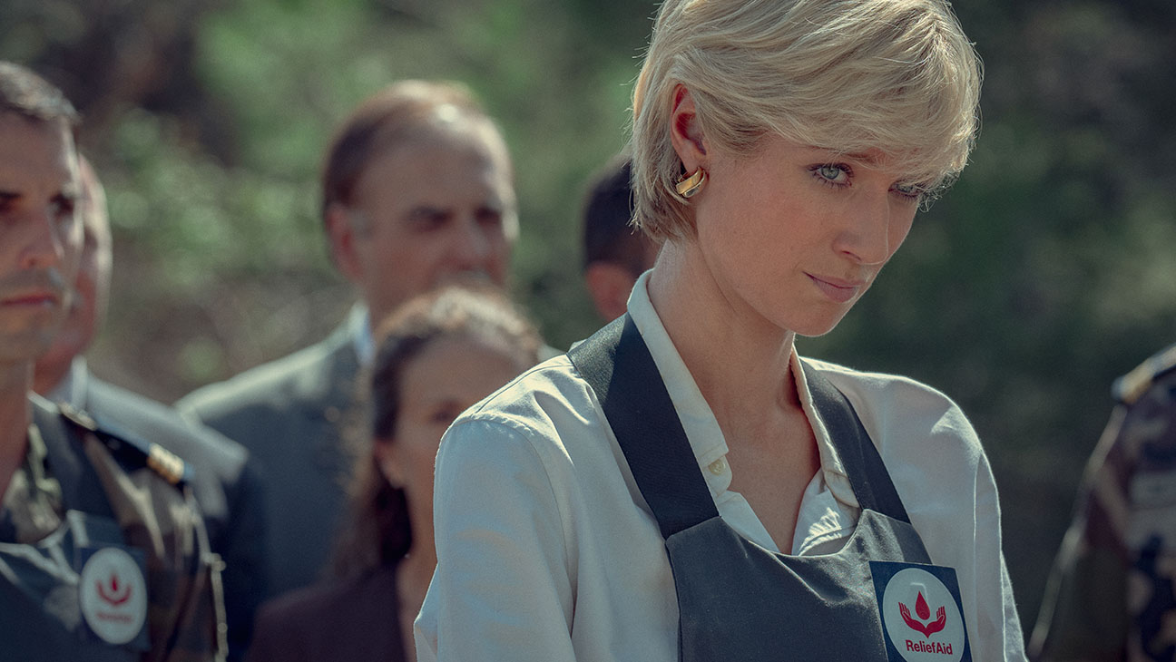 Elizabeth Debicki as Princess Diana in 'The Crown' season 6, Part 1.