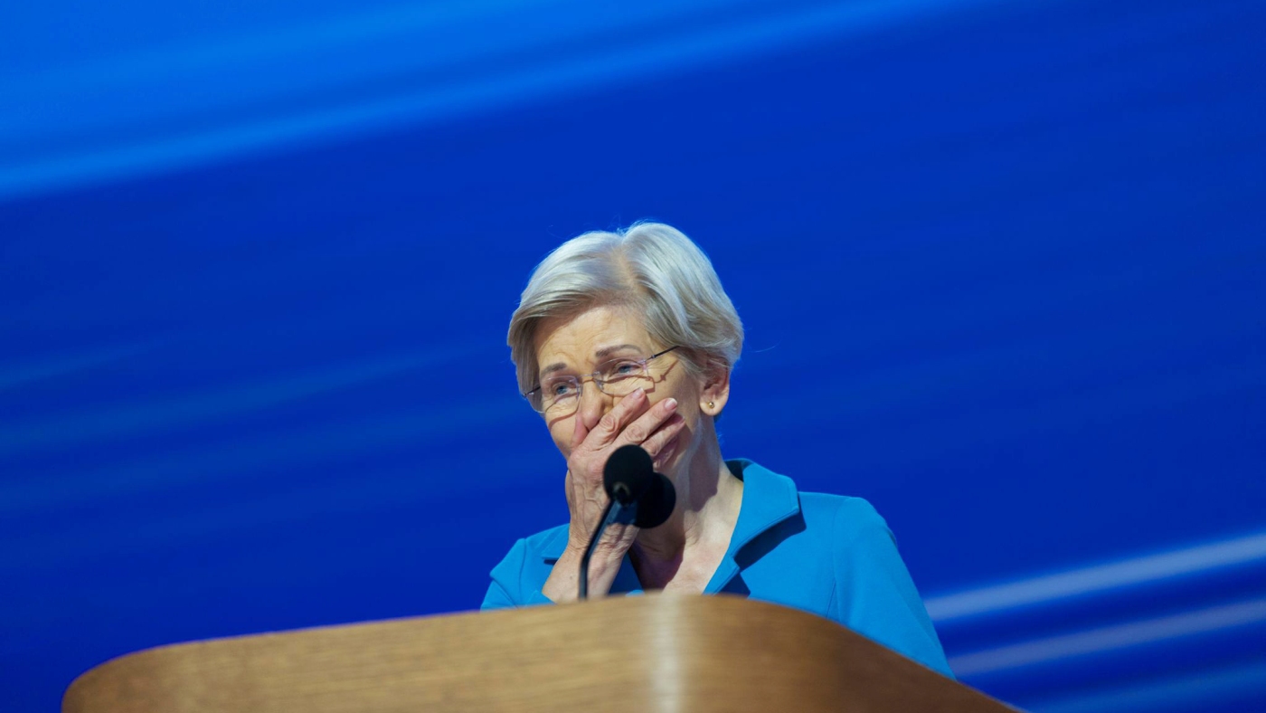 Elizabeth Warren says Harris will protect Americans in DNC speech : NPR