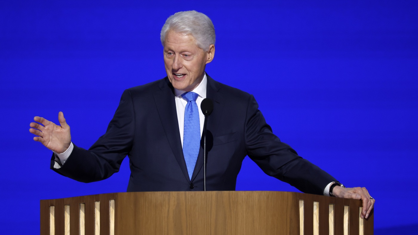 Former President Bill Clinton's full remarks at the Democratic National Convention : NPR