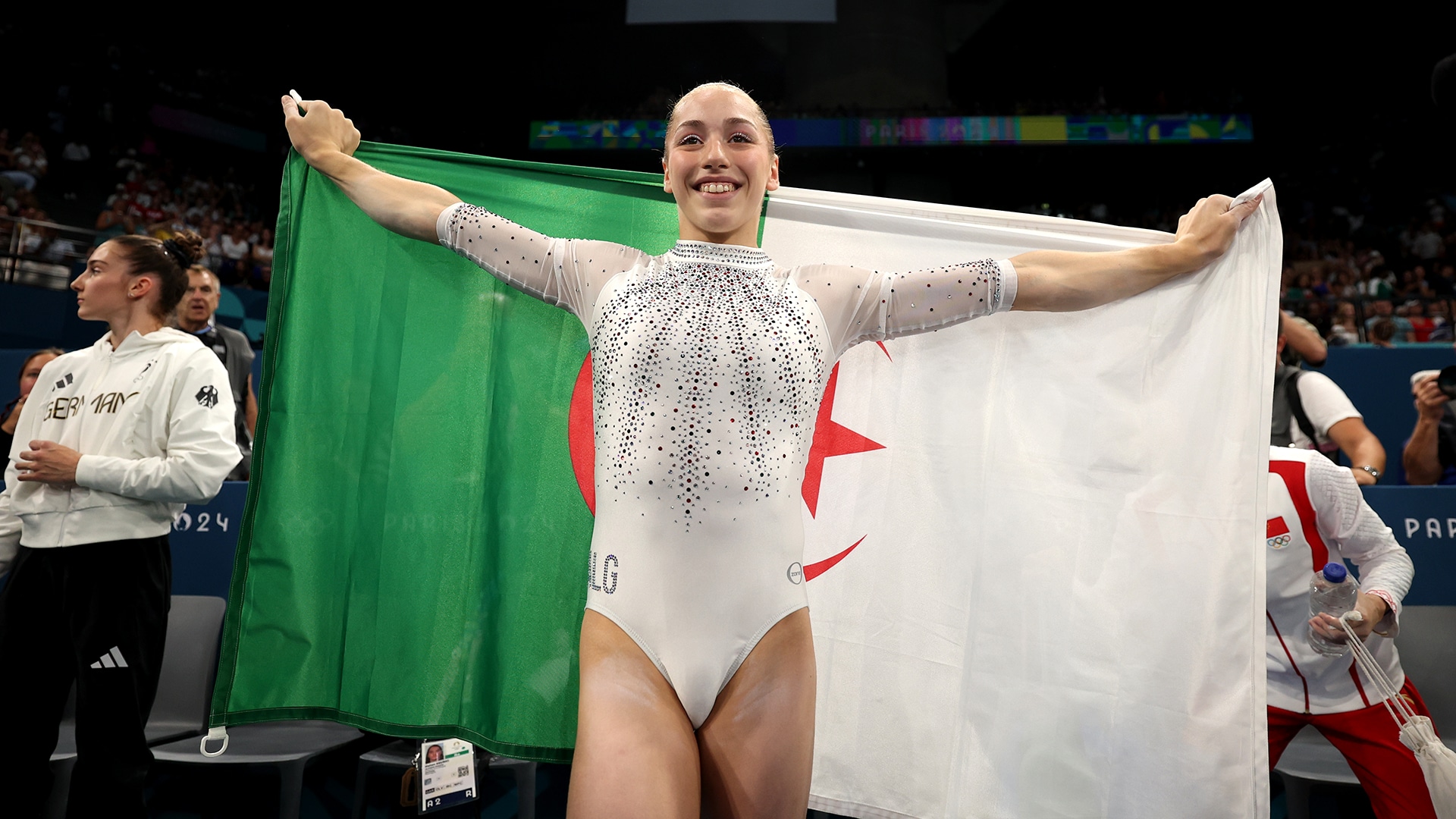 French-born Kaylia Nemour wins historic Olympic gold for Algeria; Suni Lee claims bronze