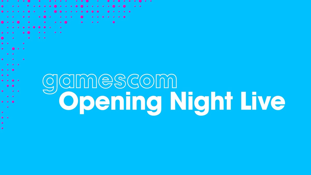 A logo for gamescom and Opening Night Live, the trailer showcase event kicking off the show.