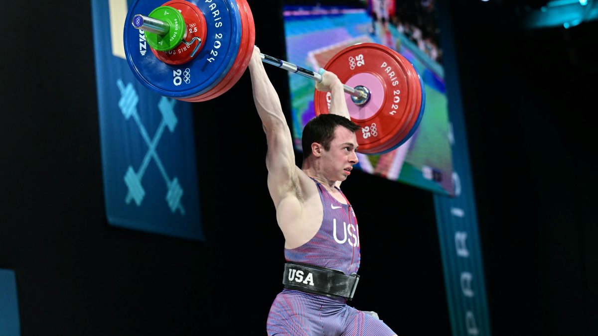 Hampton Morris wins Olympic weightlifting bronze – NBC New York