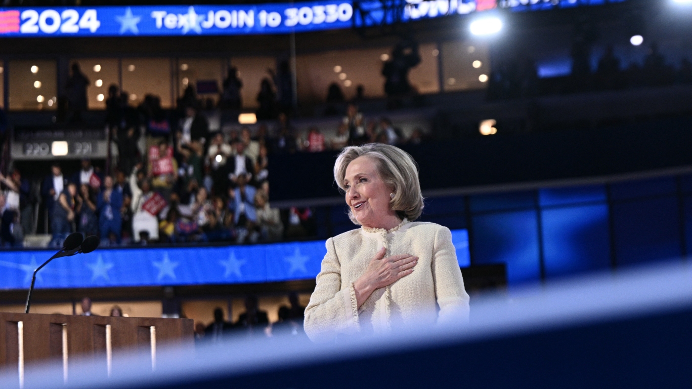 Hillary Clinton's remarks night 1 of the DNC : NPR