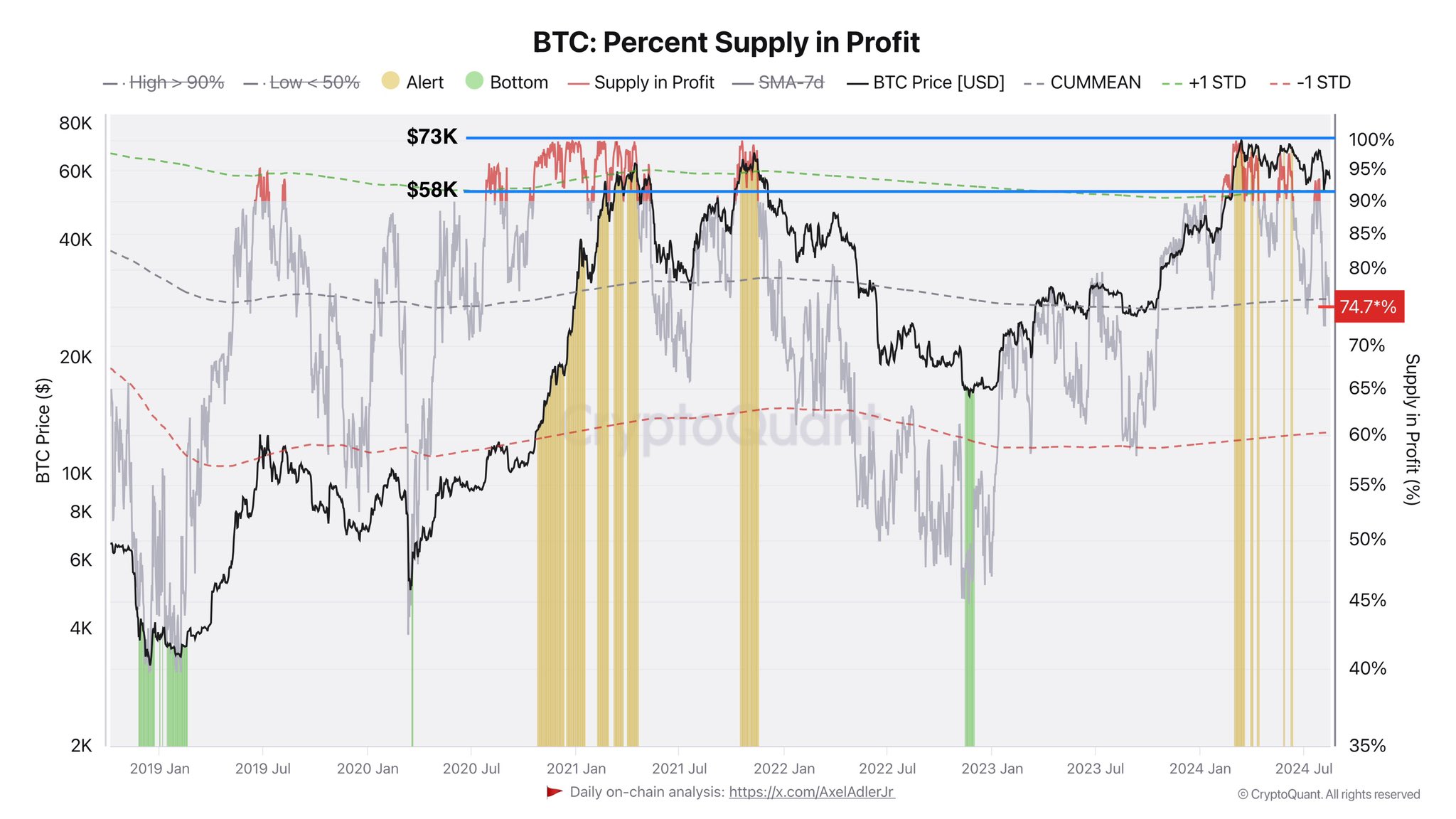 Bitcoin Supply In Profit