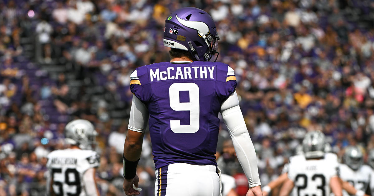 How long will J.J. McCarthy be out with torn meniscus?