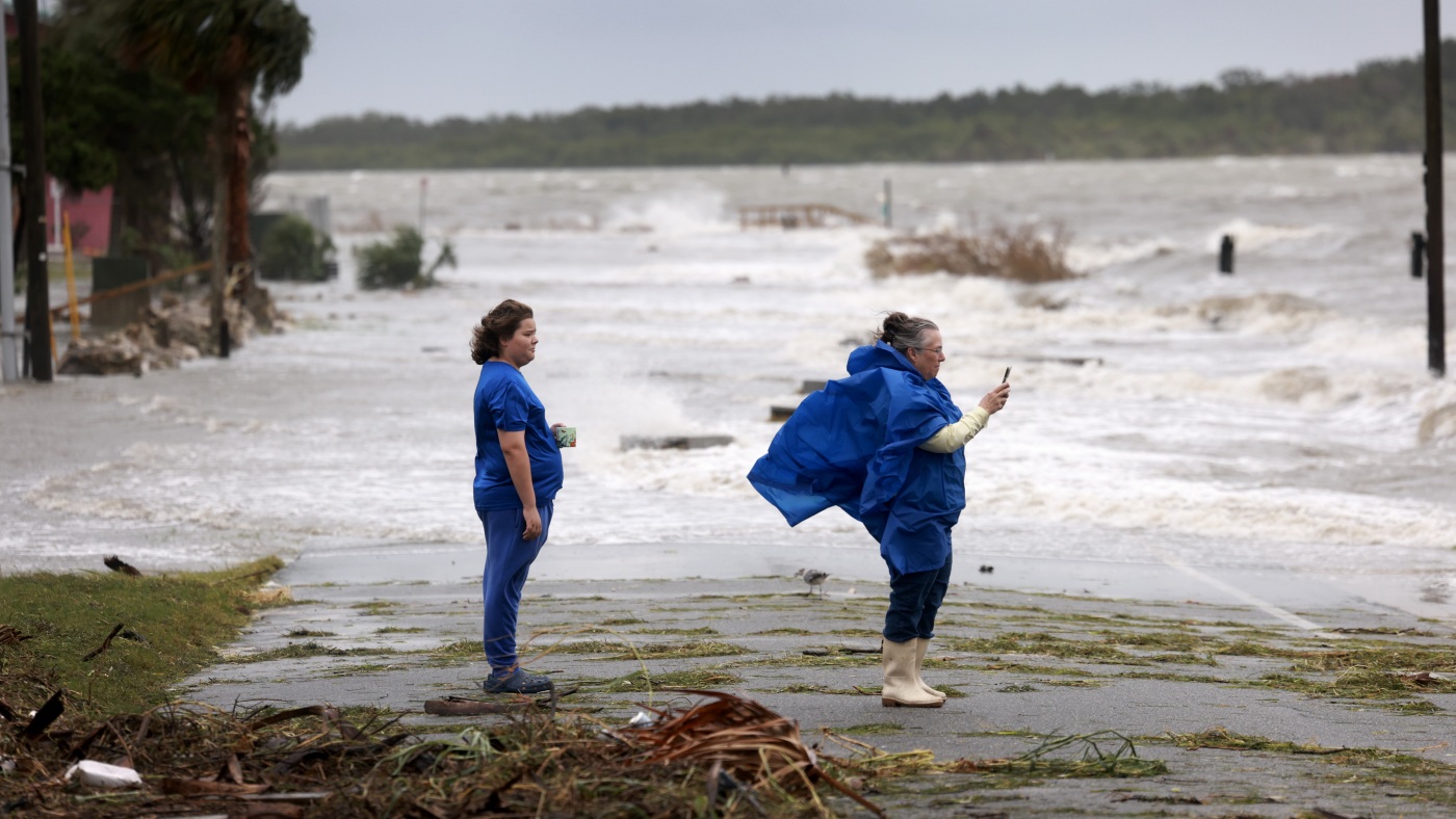 Hurricane Debby inundates northern Florida with heavy rains and flooding : NPR