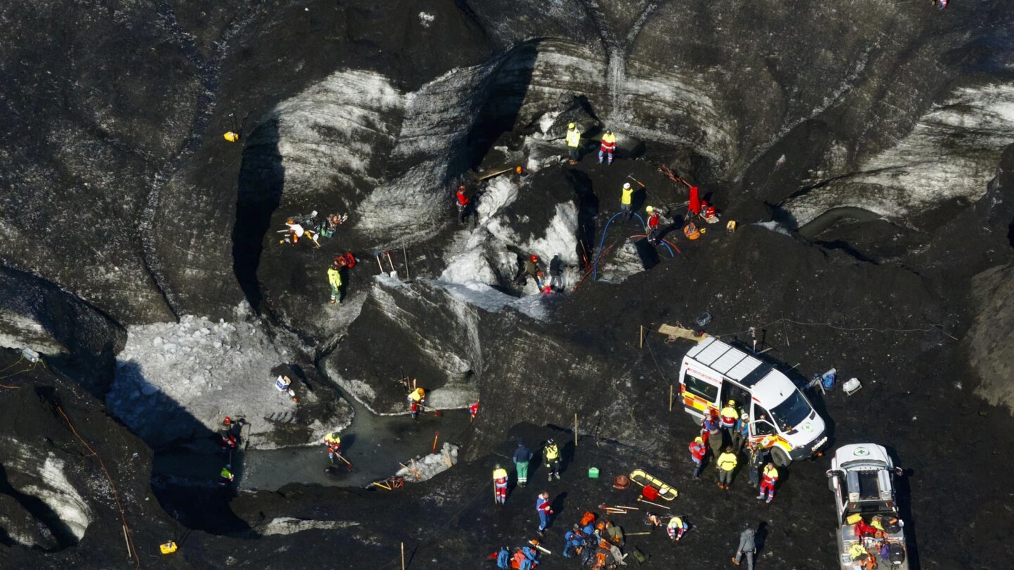 Ice cave collapse in Iceland kills 1 tourist and leaves 2 missing