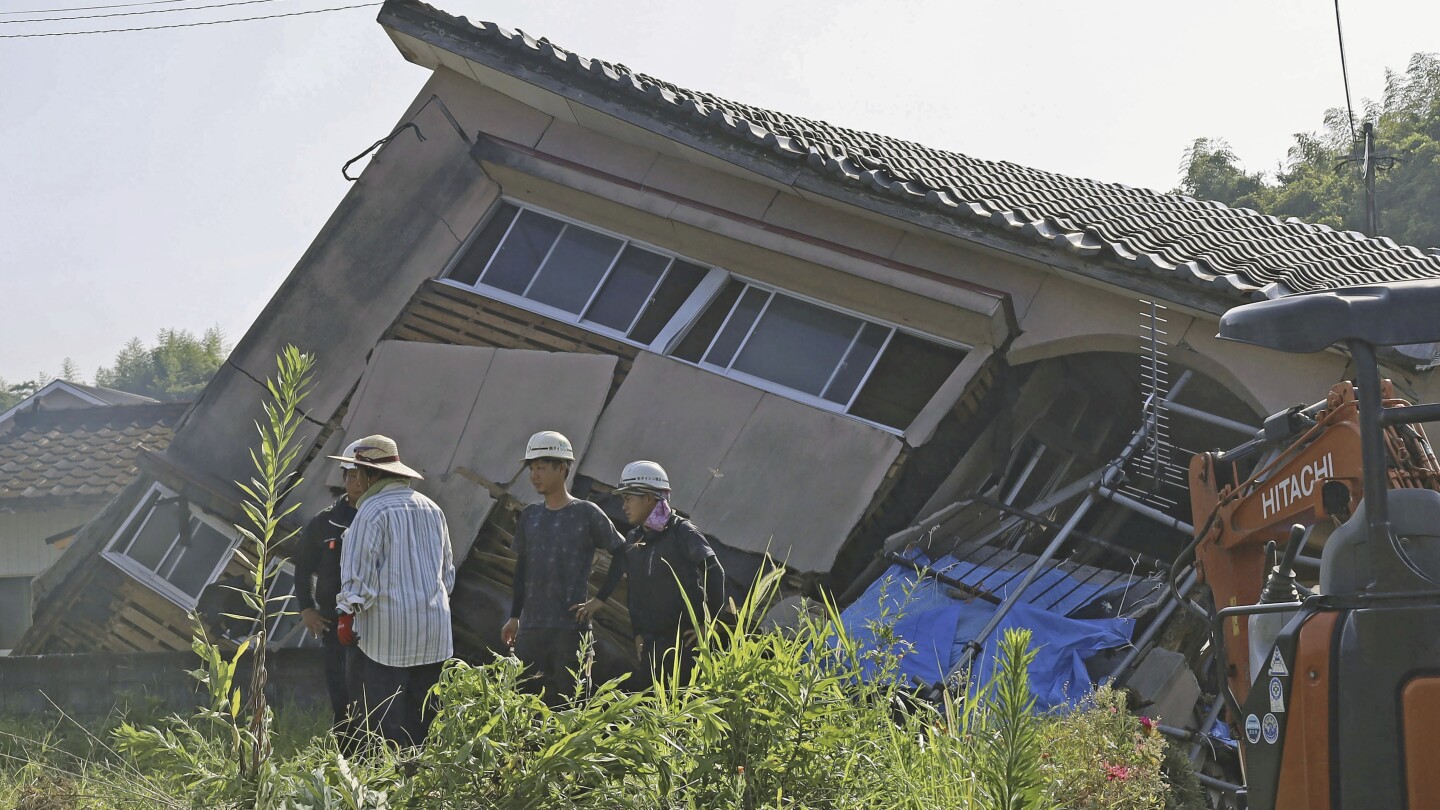 Japan's Kishida cancels Asia trip after scientists urge preparations for a possible 'megaquake'