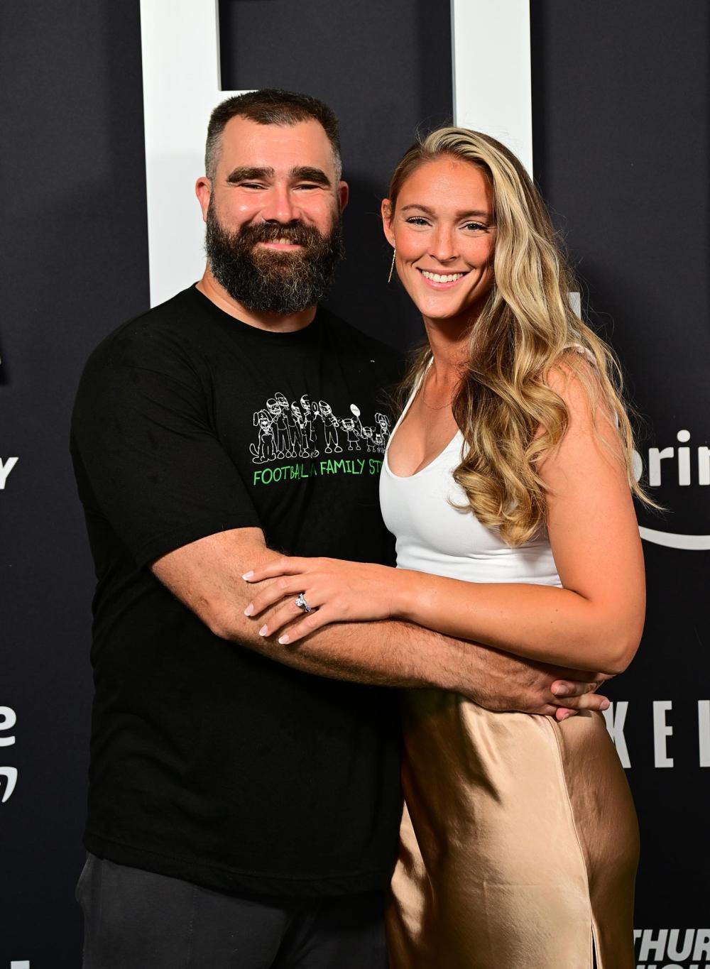 Jason Kelce and Wife Kylie Kelce Reveal Who Likes to Be the Big Spoon While Cuddling 277