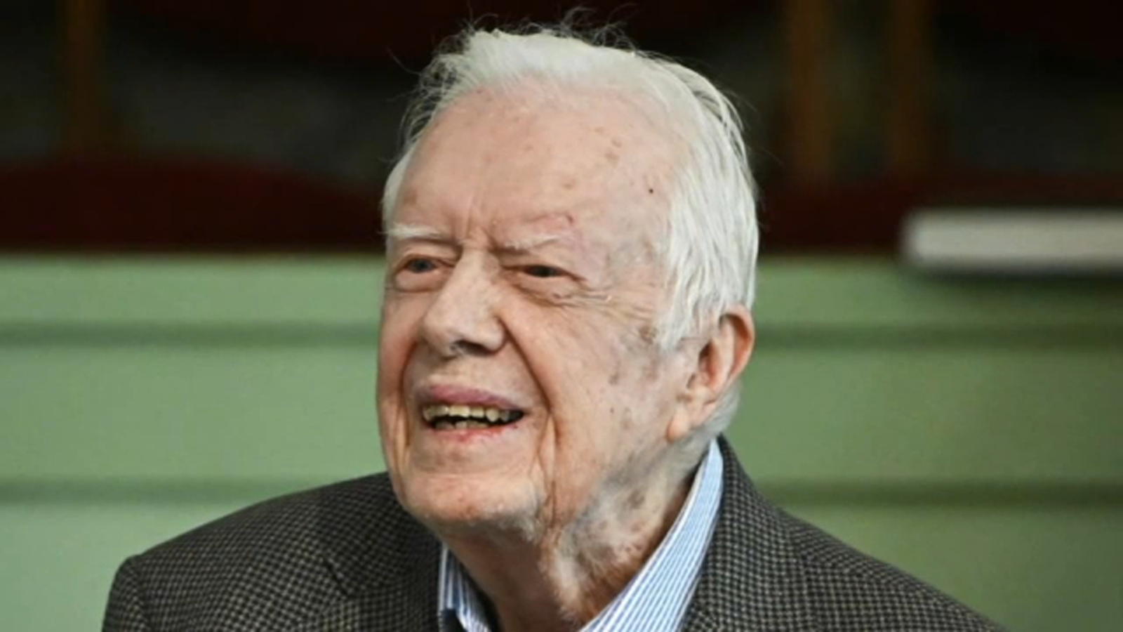 Jimmy Carter says he's 'only trying to make it to vote for Kamala Harris'