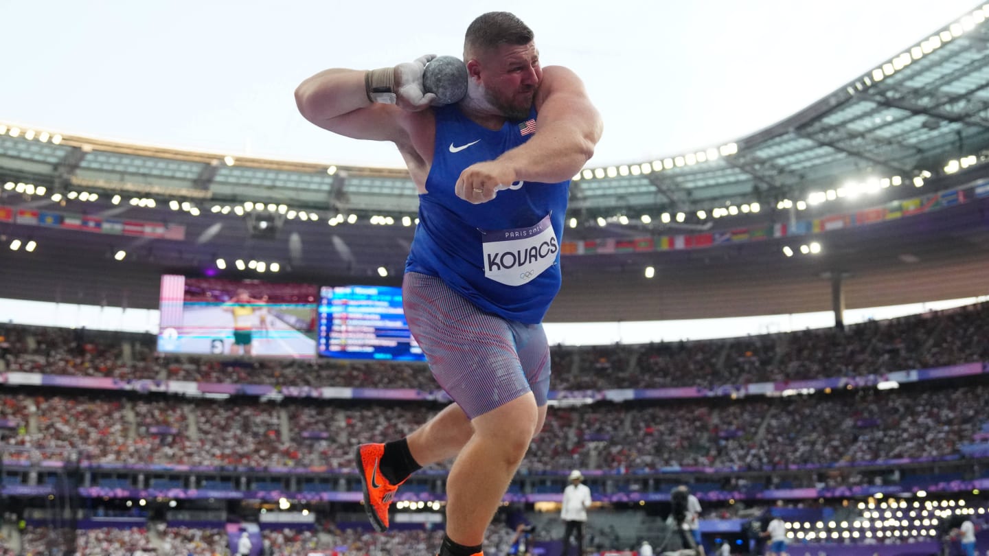 Joe Kovacs Wins Third Silver Medal in Shot Put at Paris Olympics