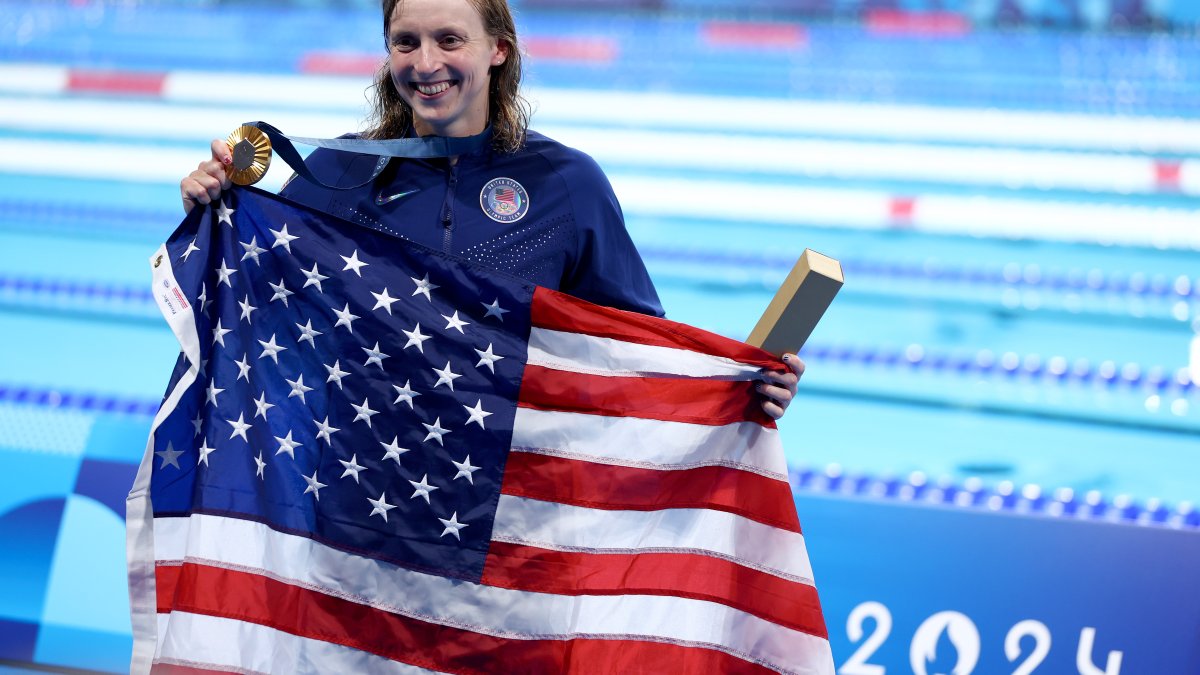 Katie Ledecky reaches GOAT status at 2024 Olympics – NBC4 Washington