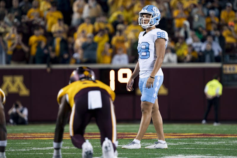 Kicker Noah Burnette leads UNC football to season-opening win over Minnesota -